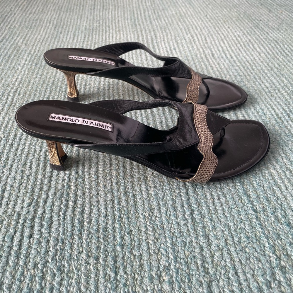 Manolo Blahnik Kitten Heal Sandal